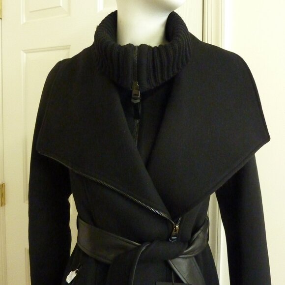 Mackage Nori-K Double Collar Wool Coat - Picture 10 of 13